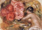 Pierre Renoir Roses and Study of Gabrielle oil